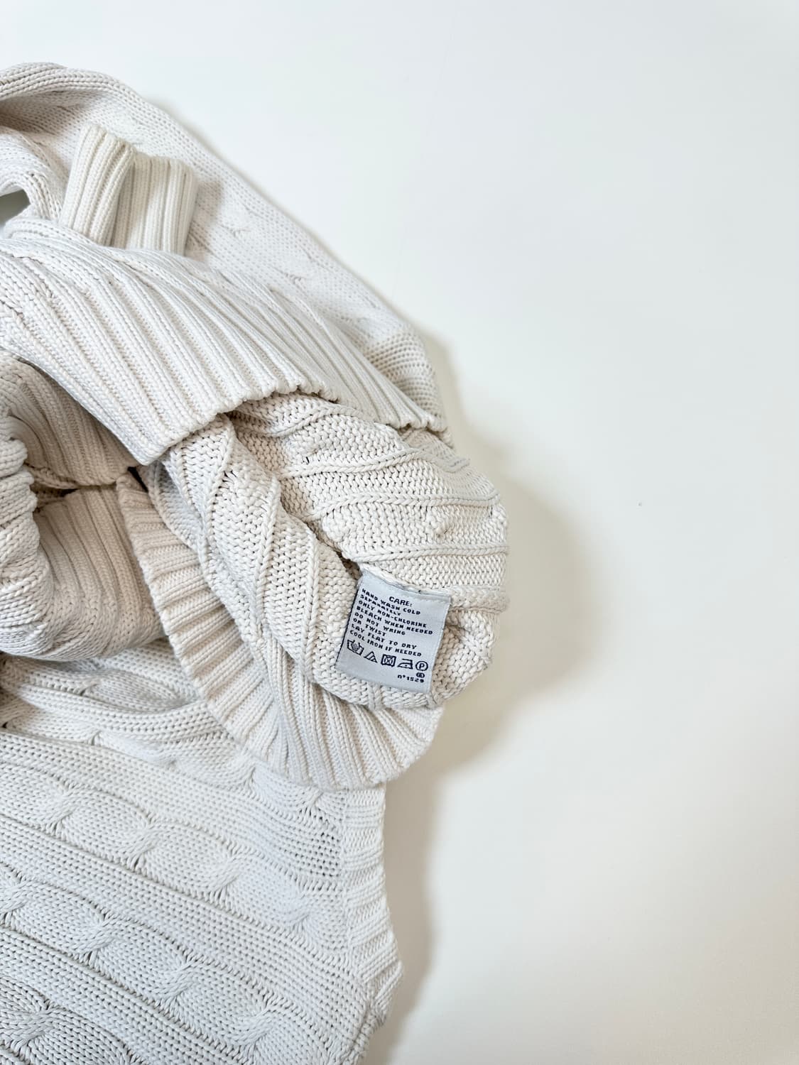 폴로랄프로렌 케이블 브이넥 니트 L 상품이미지5