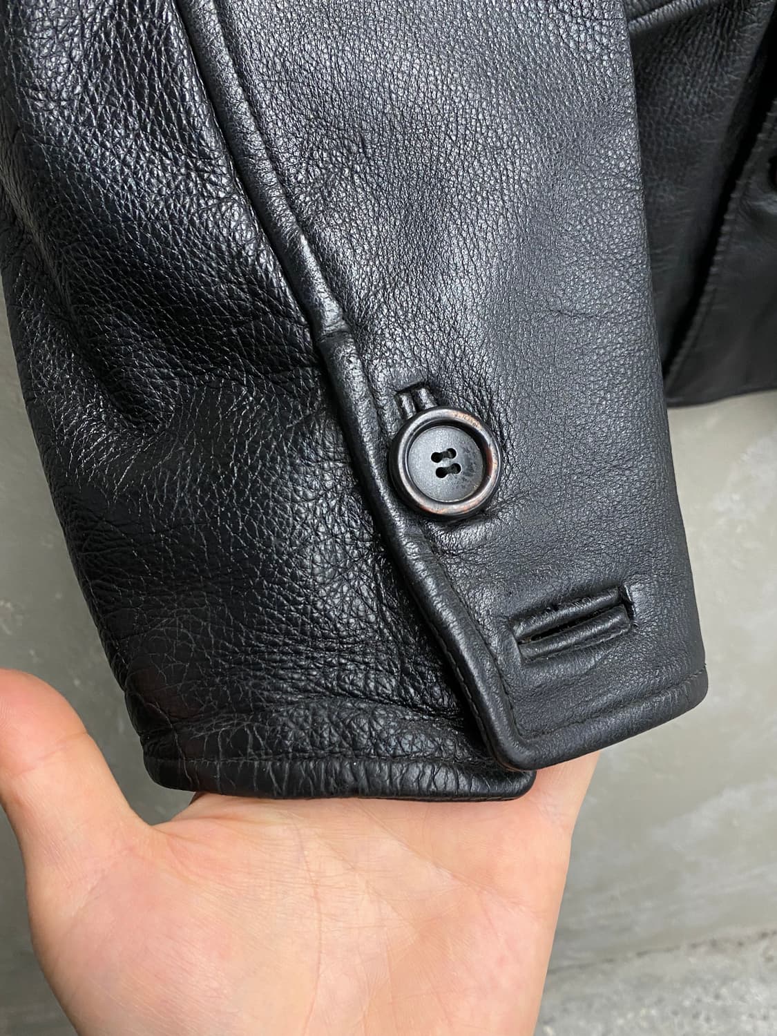 [L-XL] 바나나 리퍼블릭 소가죽 레더 카코트 상품이미지3