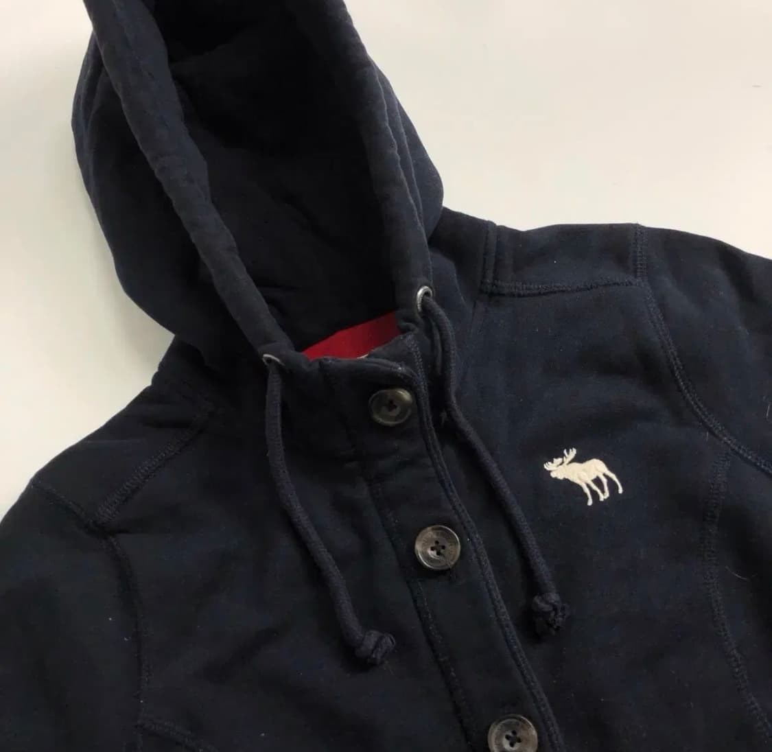 아베크롬비 네이비 후드 가디건 M 상품이미지4