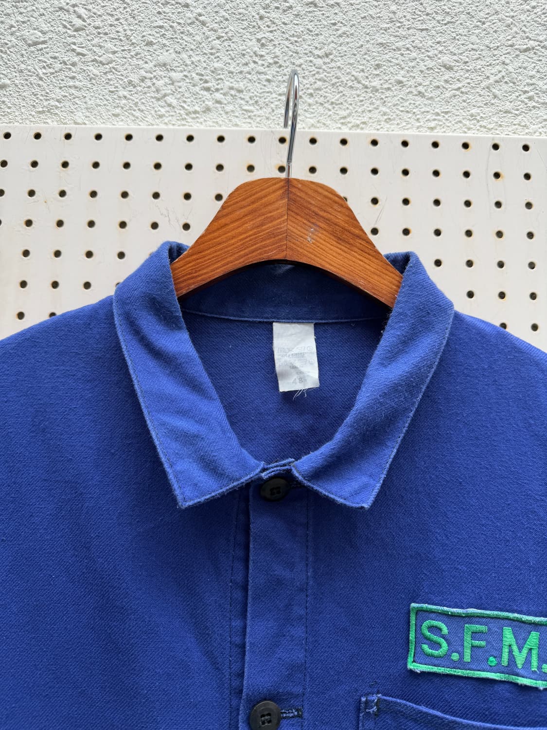OLD VINTAGE NAVY BLUE FRENCH 프렌치워크자켓 상품이미지6