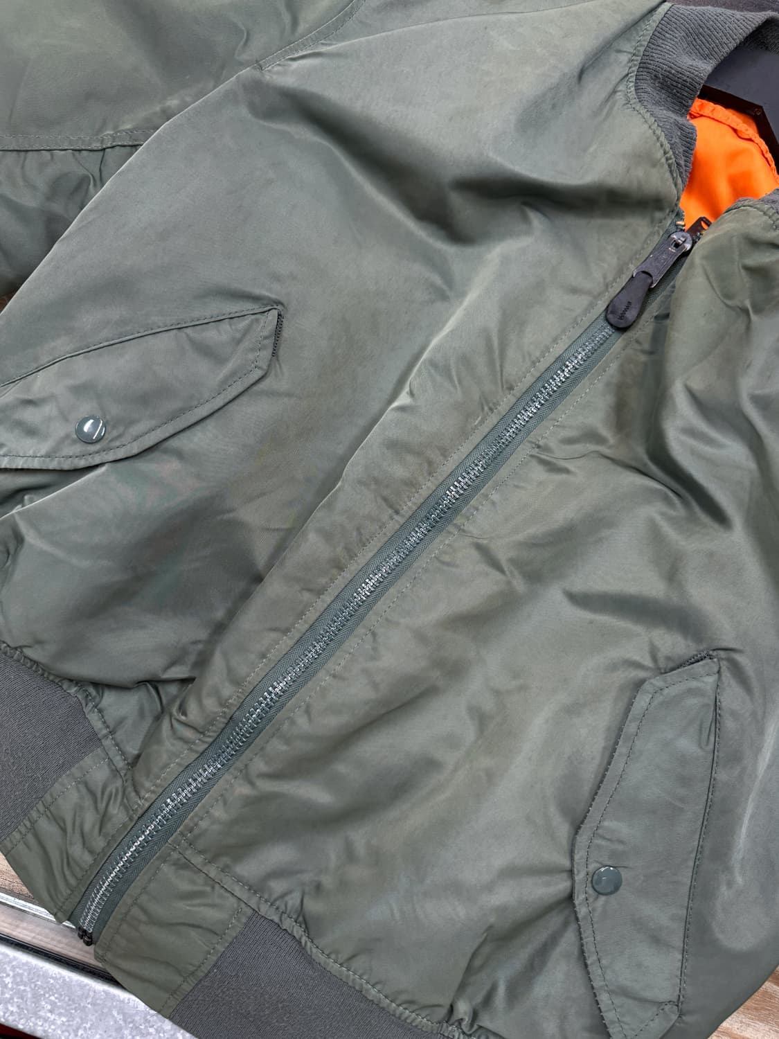 알파인더스트리 90s U.S.A.F 타입 Ma-1 자켓 상품이미지8