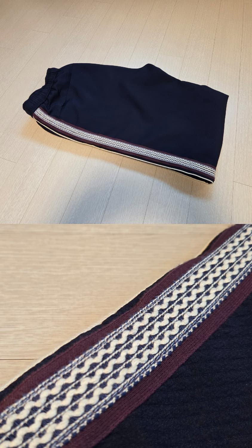 [정품] 타임옴므 23ss 남성 사이드 자수 트랙 슬랙스 82 size 상품이미지4