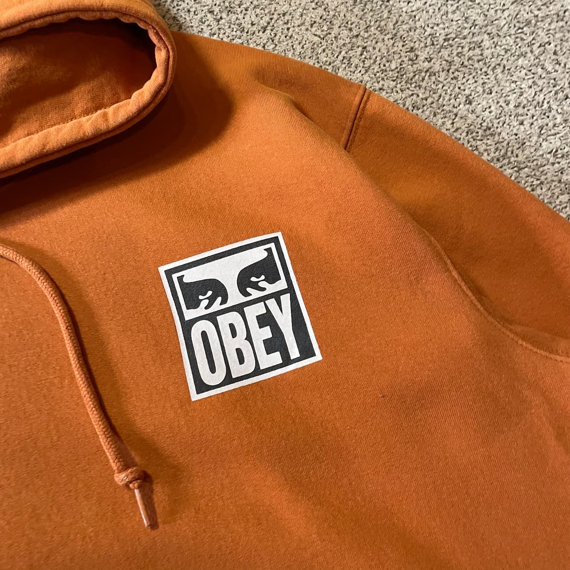 오베이 빅로고 후드 상품이미지3