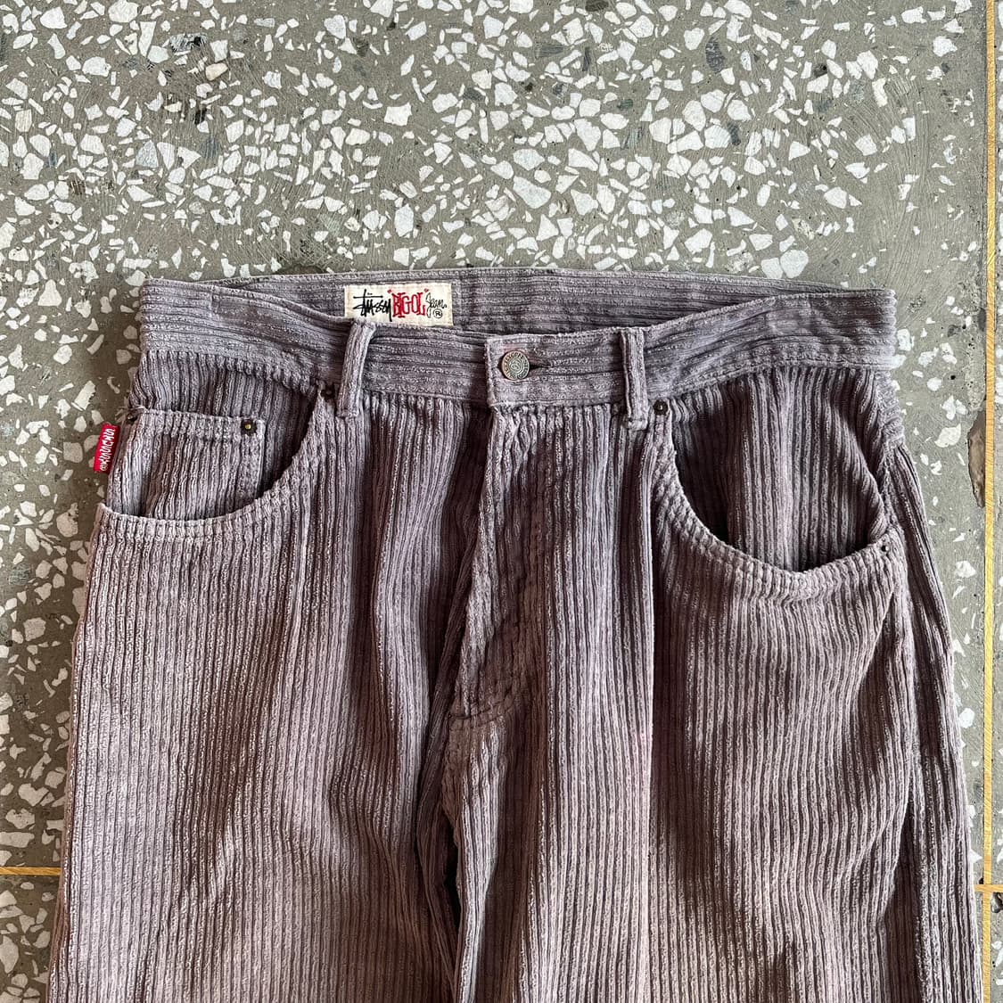 90s 올드 스투시 코듀로이 빅올진 상품이미지3