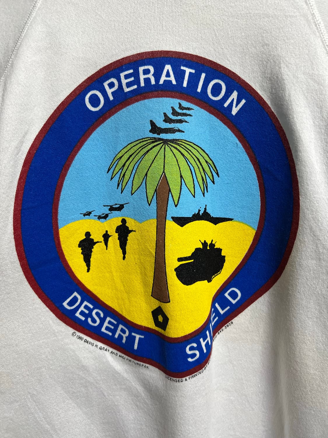 빈티지 헤인즈 오퍼레이션 데저트 스웻셔츠 상품이미지2
