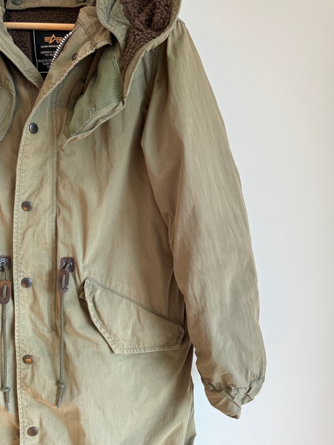 알파인더스트리 X 저널스탠다드 피쉬테일 파카 야상(내피 포함) 상품이미지3