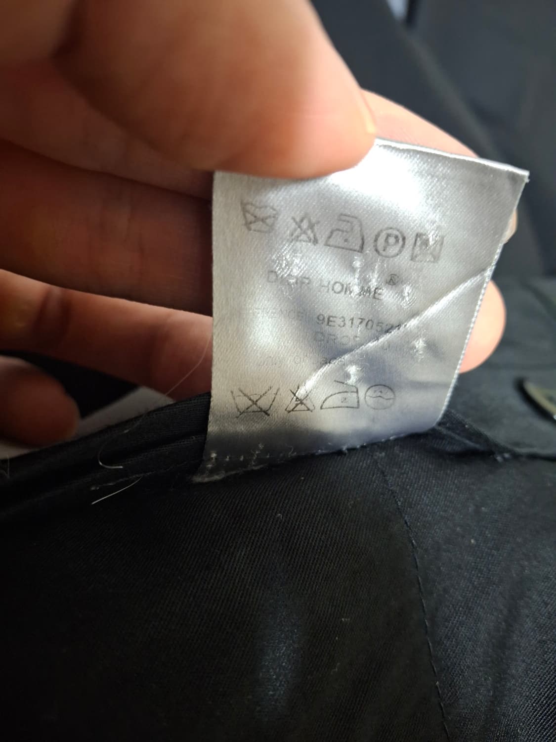 [50, 하자품] 디올 옴므 09 블랙 슬랙스 상품이미지8