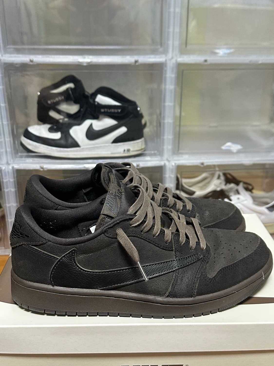 나이키 조던 1 og 트래비스 스캇 벨벳 브라운 280 상품이미지2