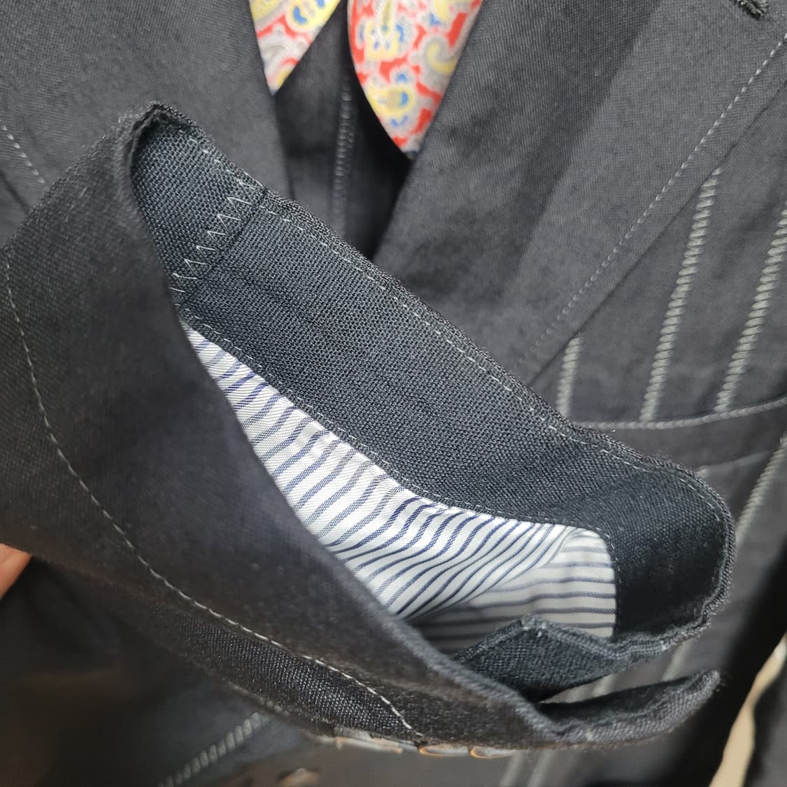 준야와타나베 린넨 블레이저 상품이미지5