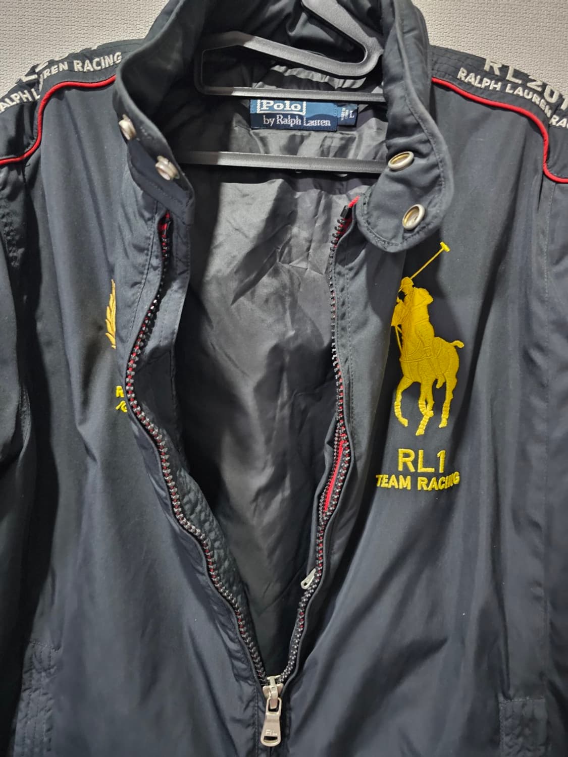 폴로 POLO 랄프로렌 빅포니 스페인 레이싱 팀 봄버 자켓 100/L 상품이미지4