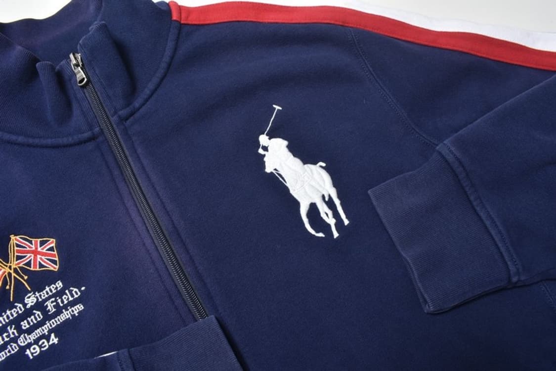 폴로 랄프로렌 빅포니 레이싱 코튼 집업 자켓 XL N1046 상품이미지3