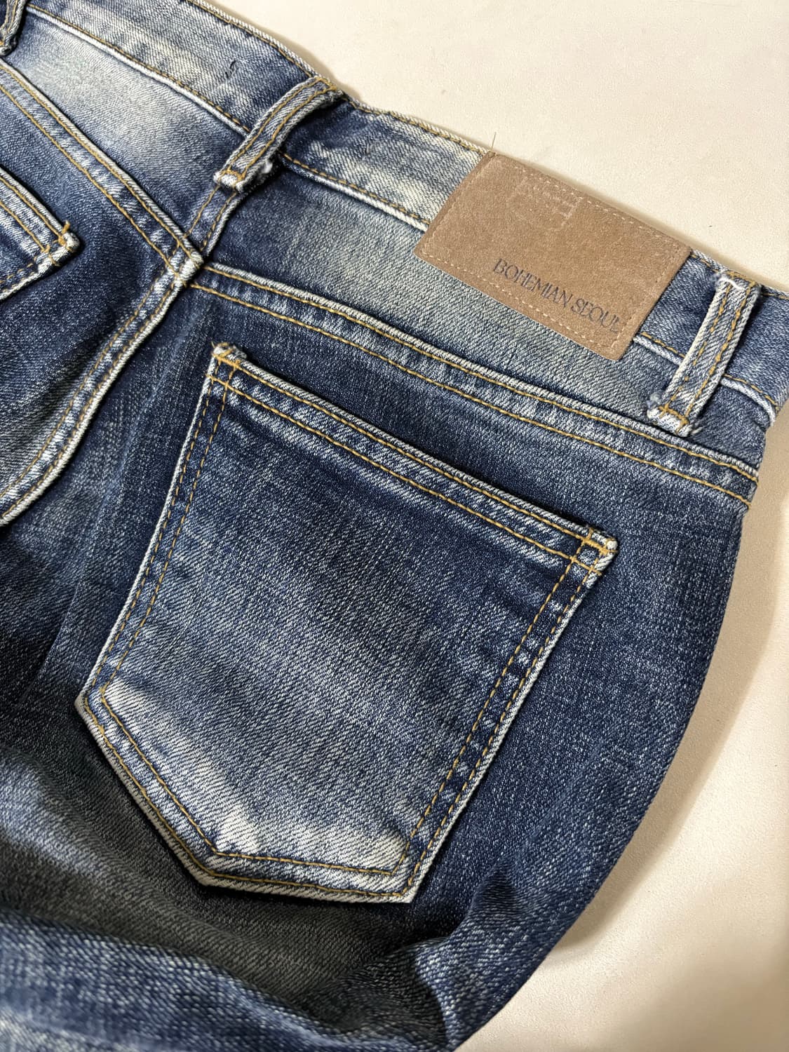 보헤미안서울 로우 데님 부츠컷 상품이미지3