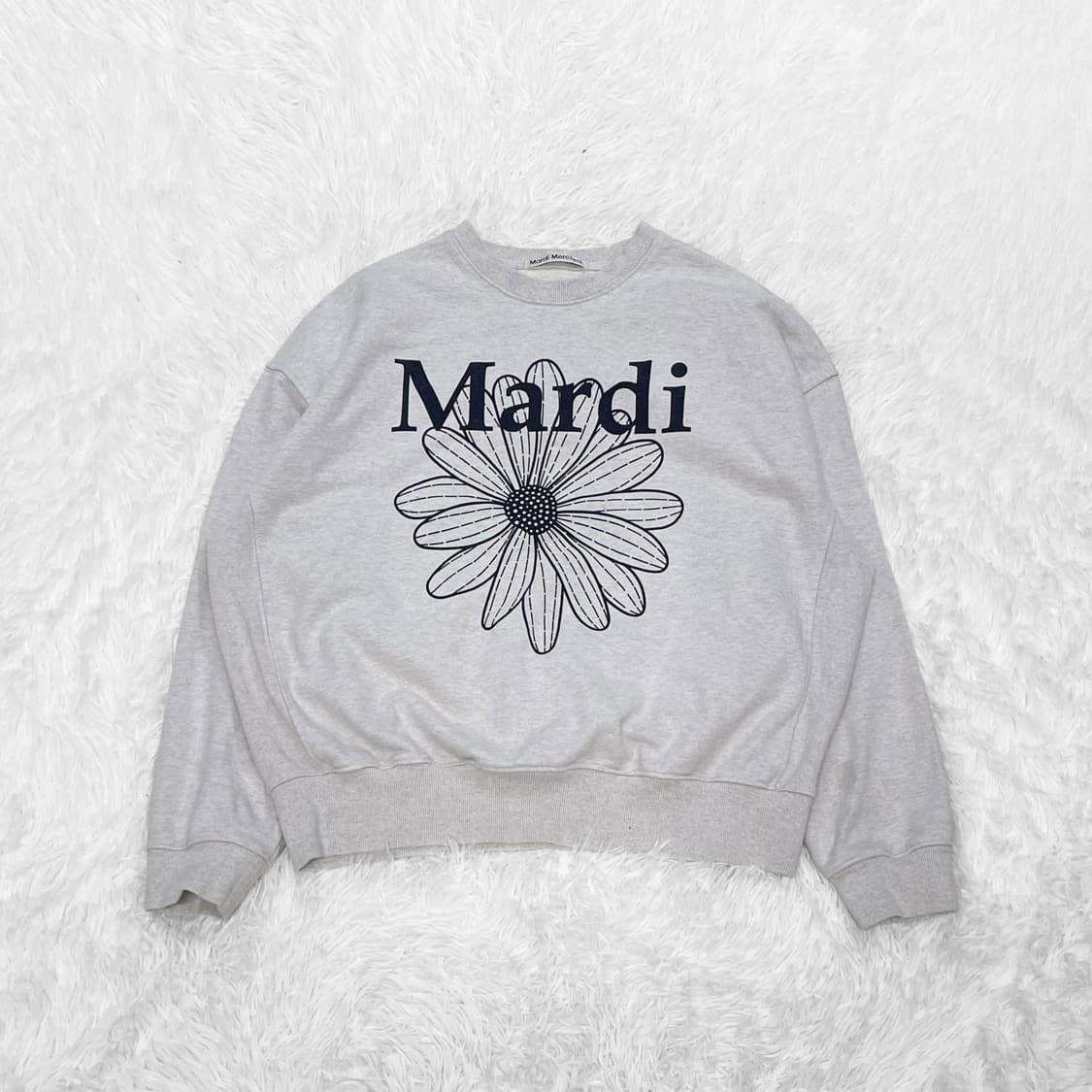 마르디메크르디 플라워 맨투맨 상품이미지2