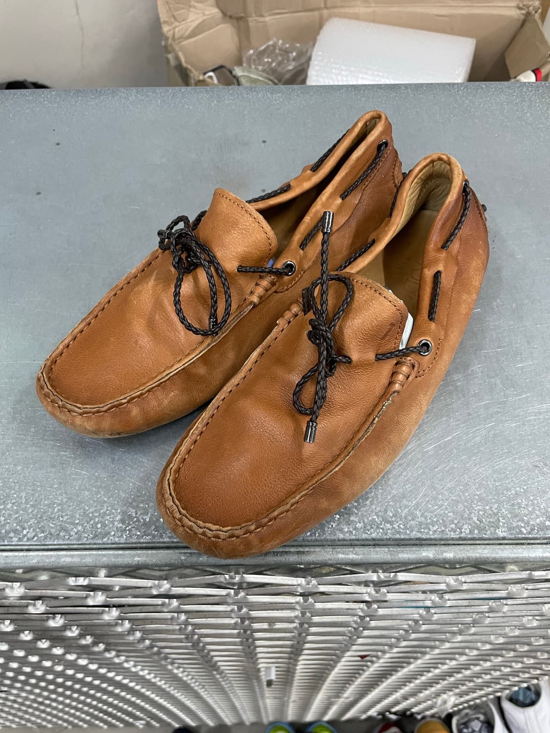 토즈 드라이빙 슈즈 브라운 7.5 상품이미지2