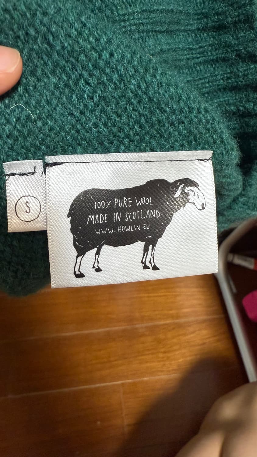 하울린 니트 birth of the cool guidance 그린 상품이미지3