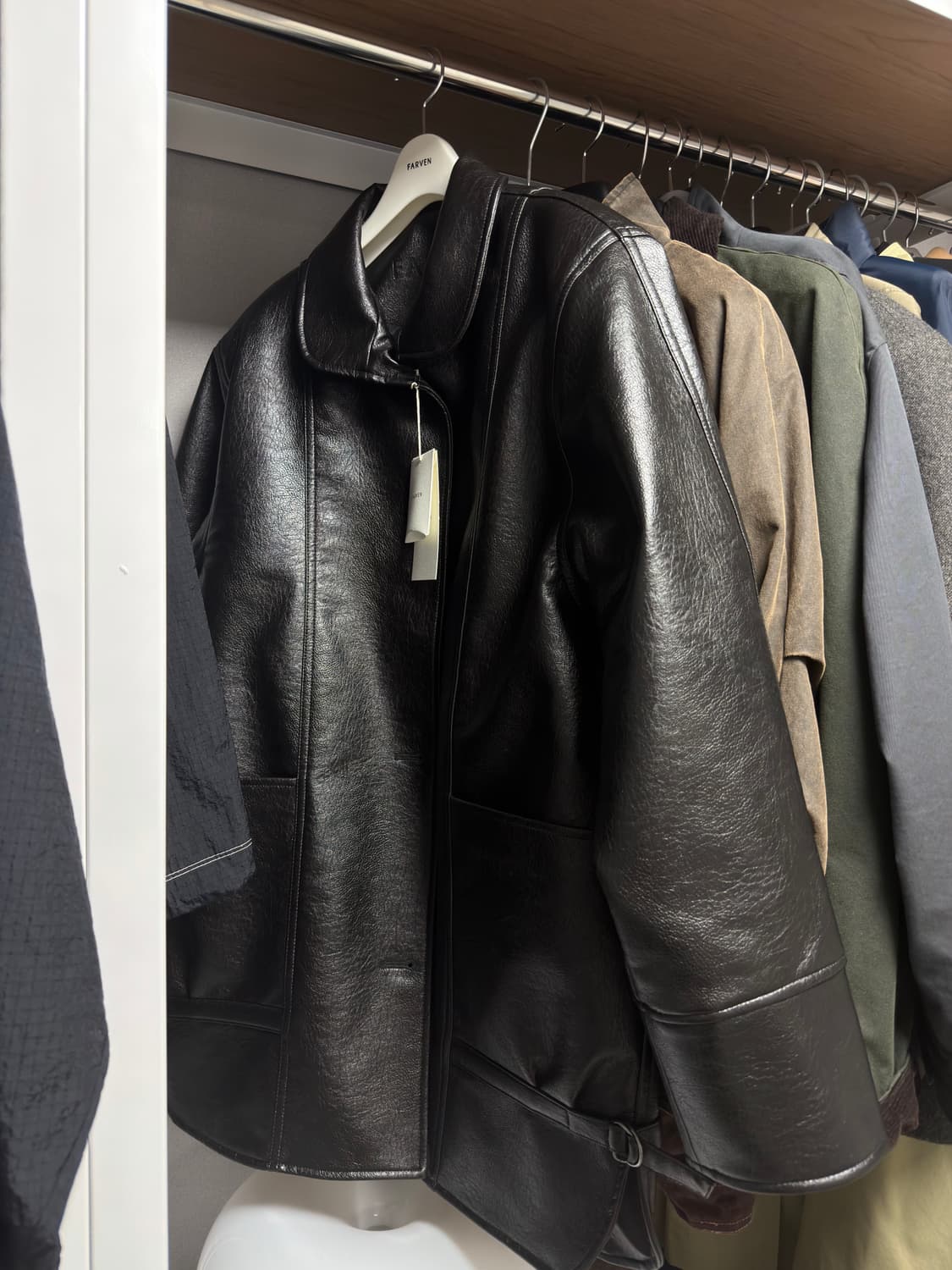 (새상품) 파르벵 VORN LEATHER HALF JACKET 상품이미지4