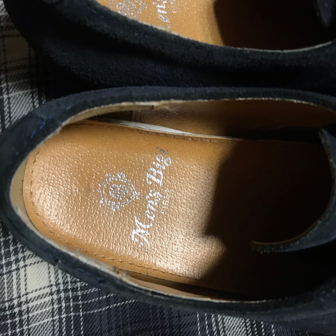 재팬 90s men’s bigi 네이비 누벅 스웨이드 더비슈즈 상품이미지6