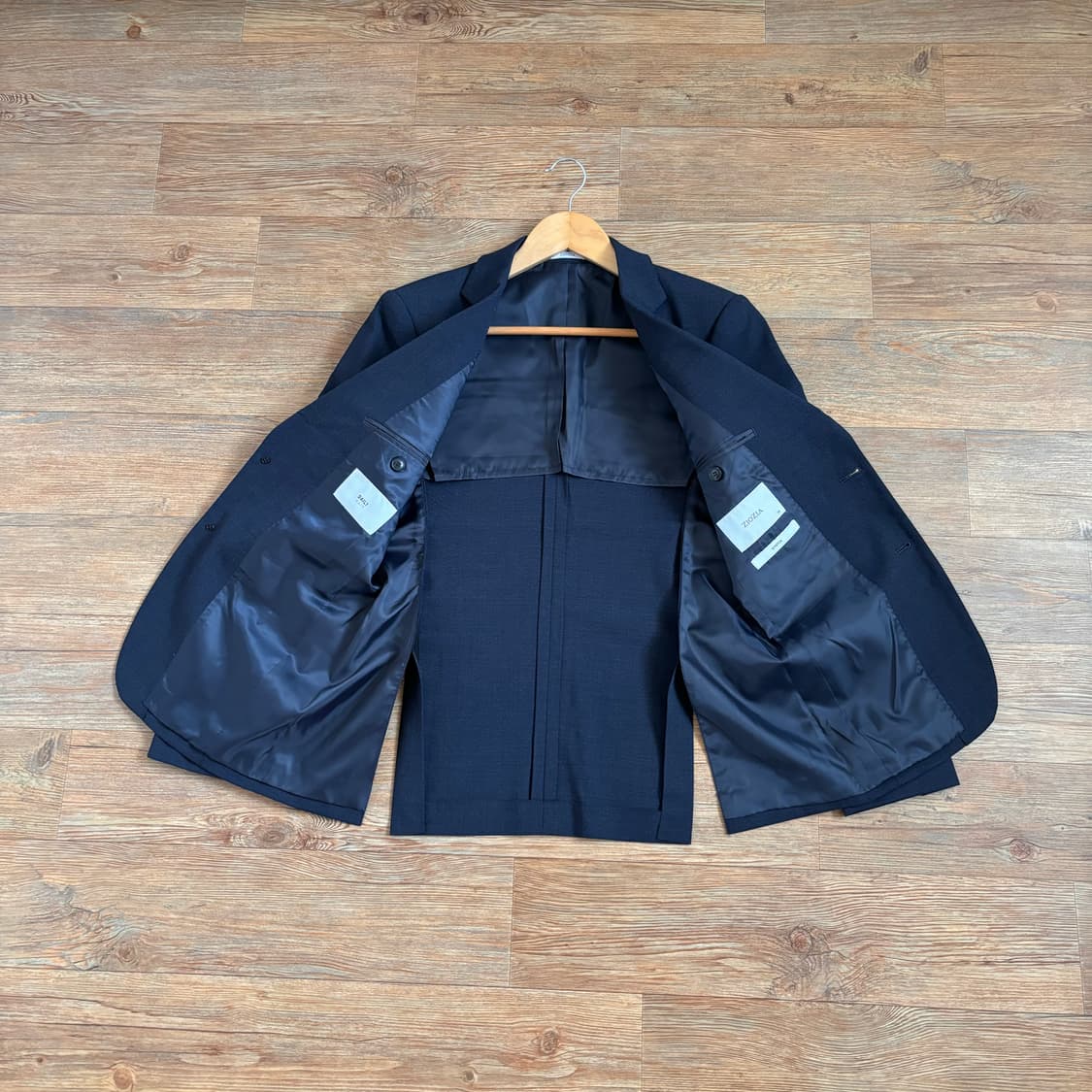 지오지아 XS 슬림핏 95 슬렌더 캐주얼 네이비 자켓 가성비 상품이미지4