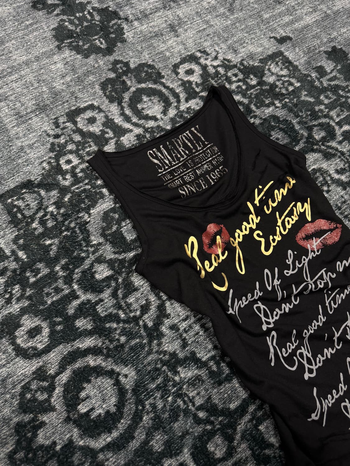 Pendora lip distressed sleeveless 상품이미지2