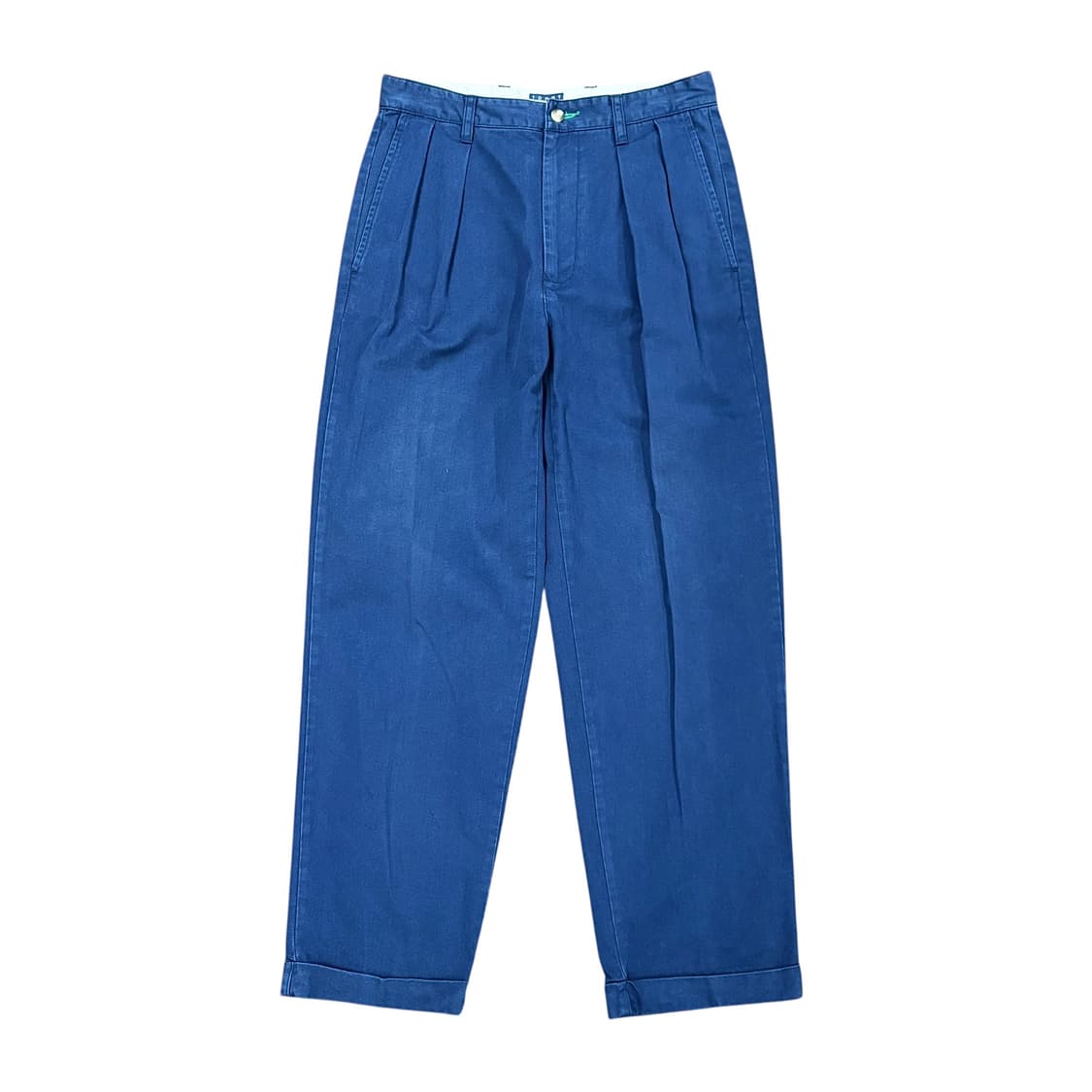 (30) 90s 타미힐피거 월계수 자수 네이비 코튼 팬츠 상품이미지3