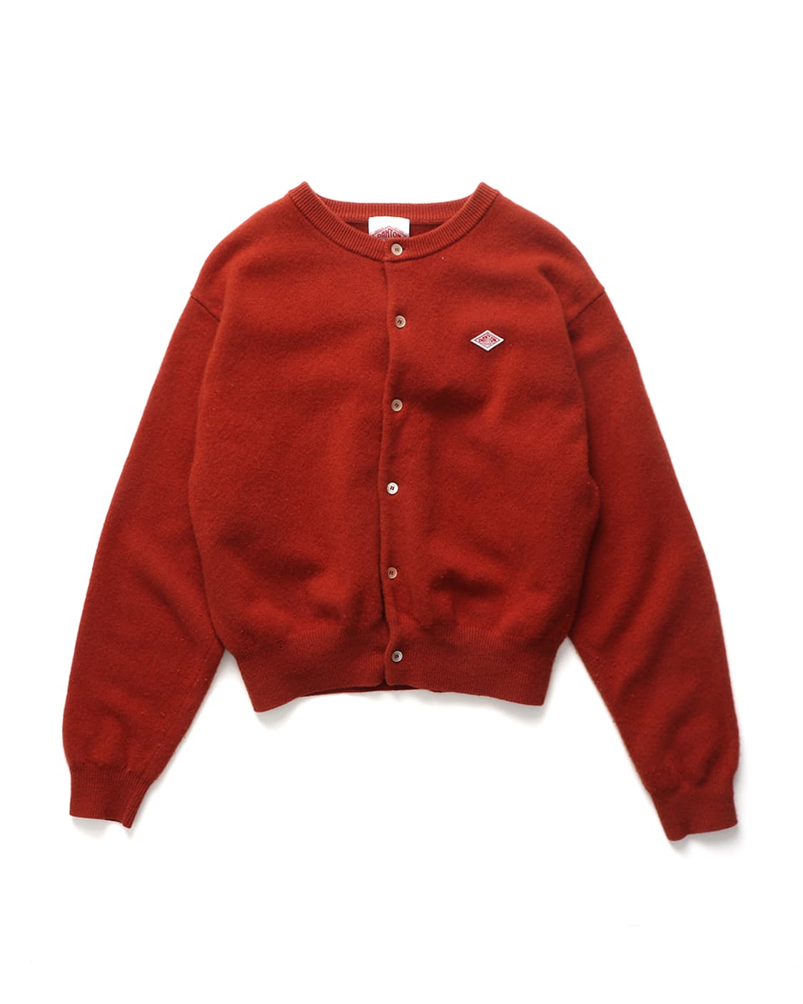 단톤 DANTON Lambswool Crewneck Cardigan 상품이미지1