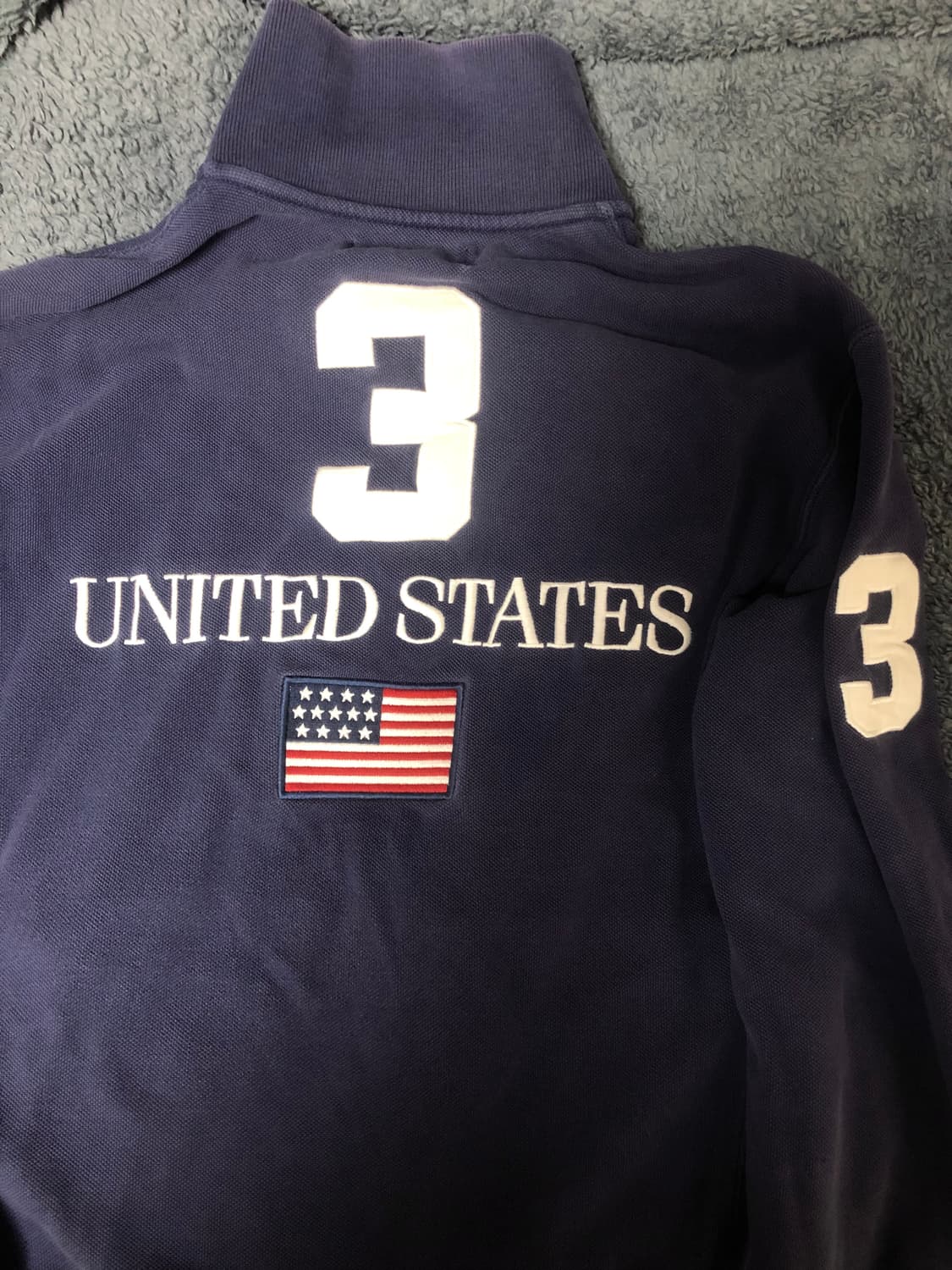 폴로 랄프로렌 치프키프 빅포니 성조기 집업 M 상품이미지6