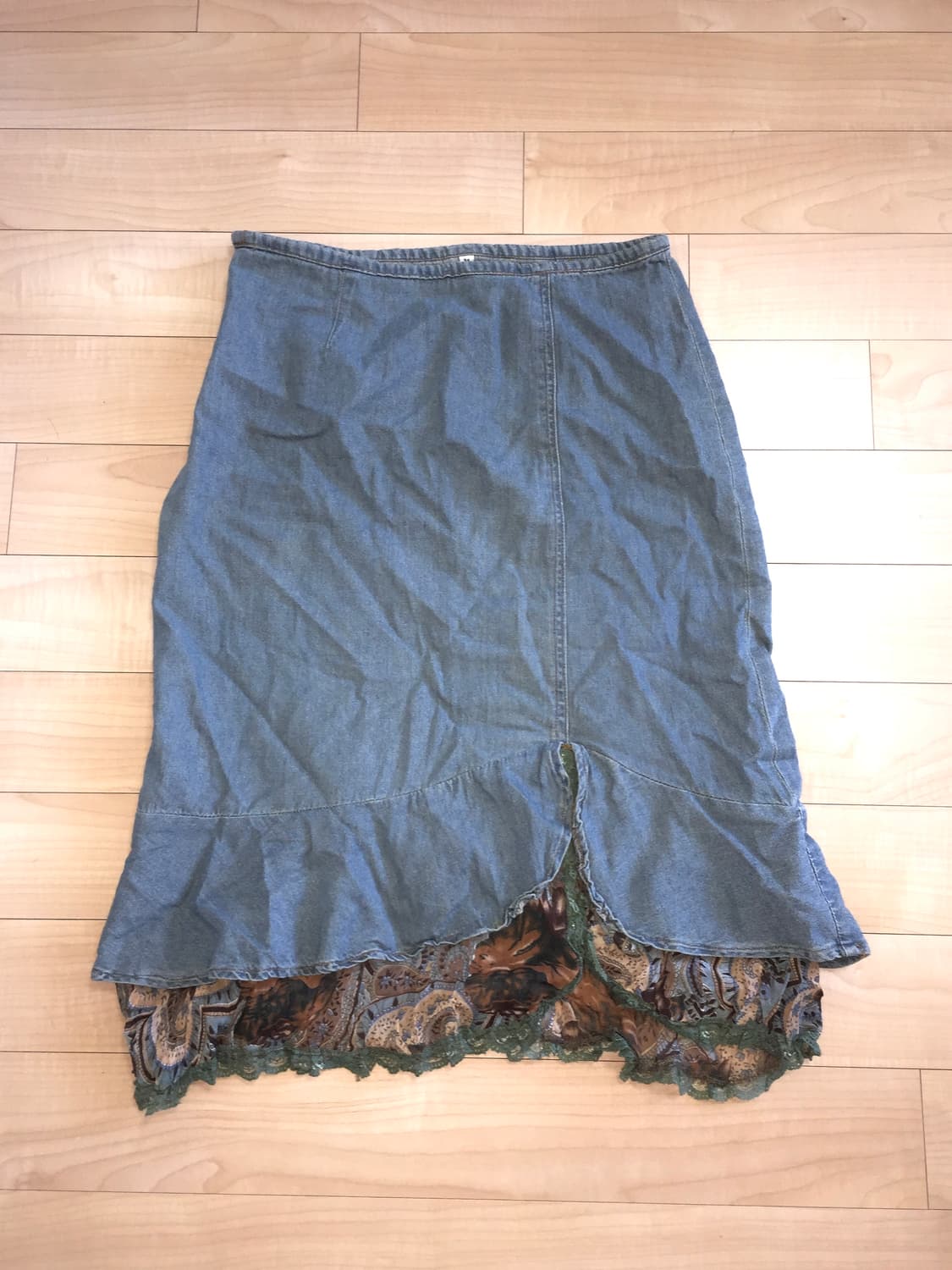 빈티지 워싱데님스커트 상품이미지2