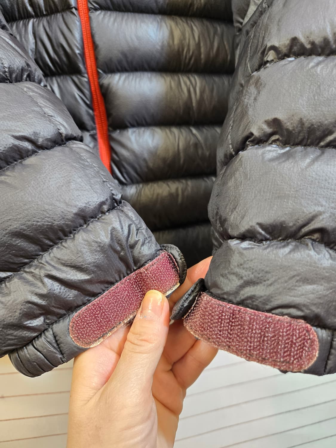 라푸마 블랙 경량 패딩 점퍼 상품이미지5