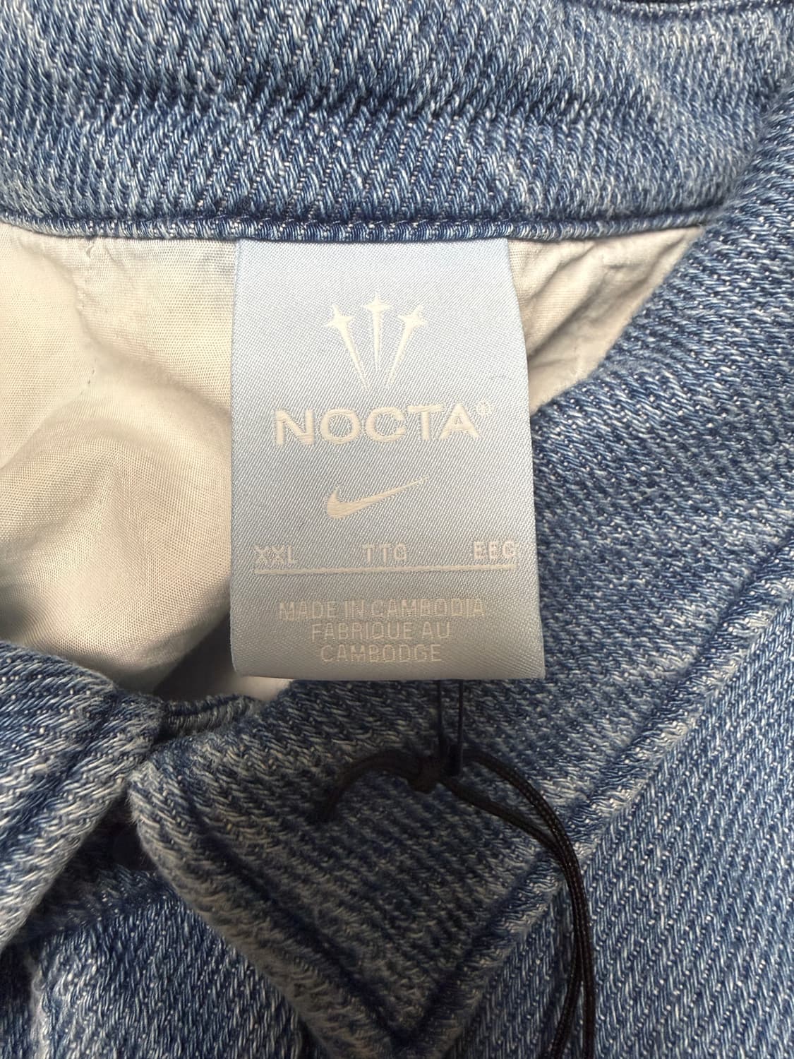 나이키 x 드레이크 녹타 데님 셔츠 프렌치 블루  상품이미지2