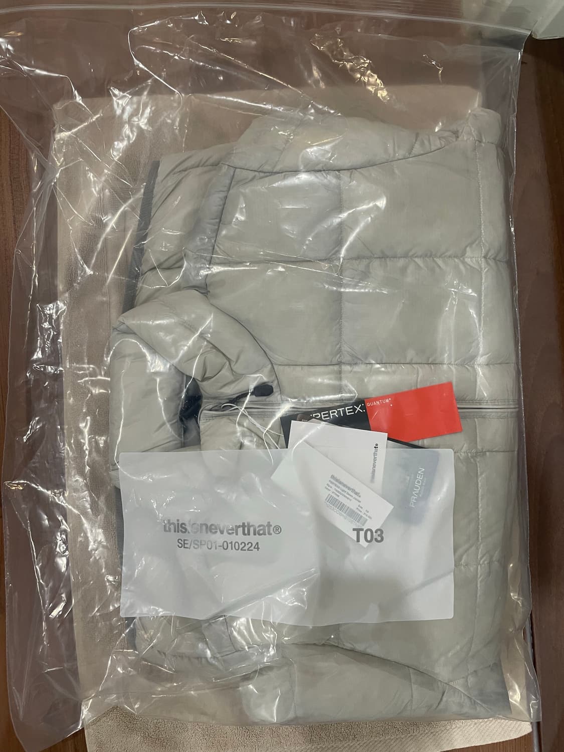 디스이즈네버댓 퍼텍스 라이트 다운 xs 상품이미지2