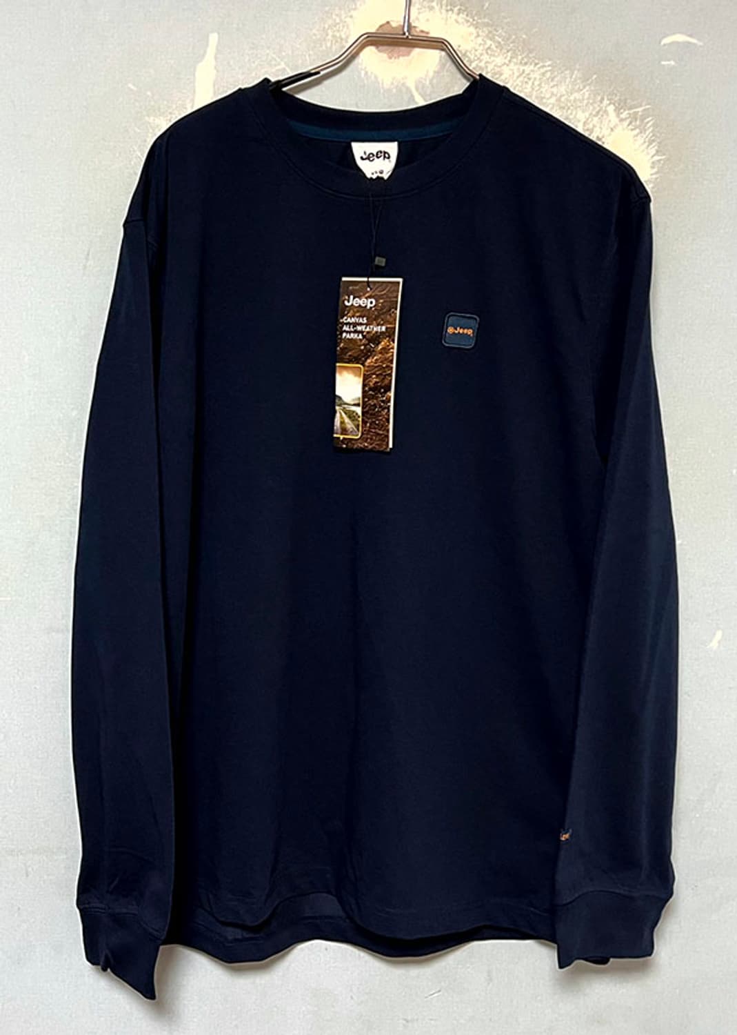 Jeep 지프 남자 롱슬리브 새상품 춘추 네이비 캐주얼 XL 105 상품이미지1