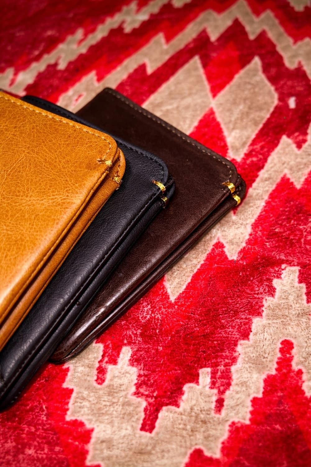 천연 소가죽 빈티지 이지 반지갑 상품이미지2