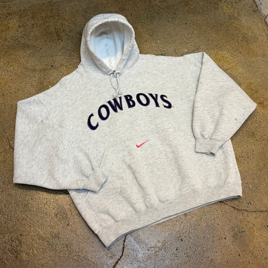 90s USA 미국 빈티지 나이키 NFL 달라스 카우보이 후드티 상품이미지2