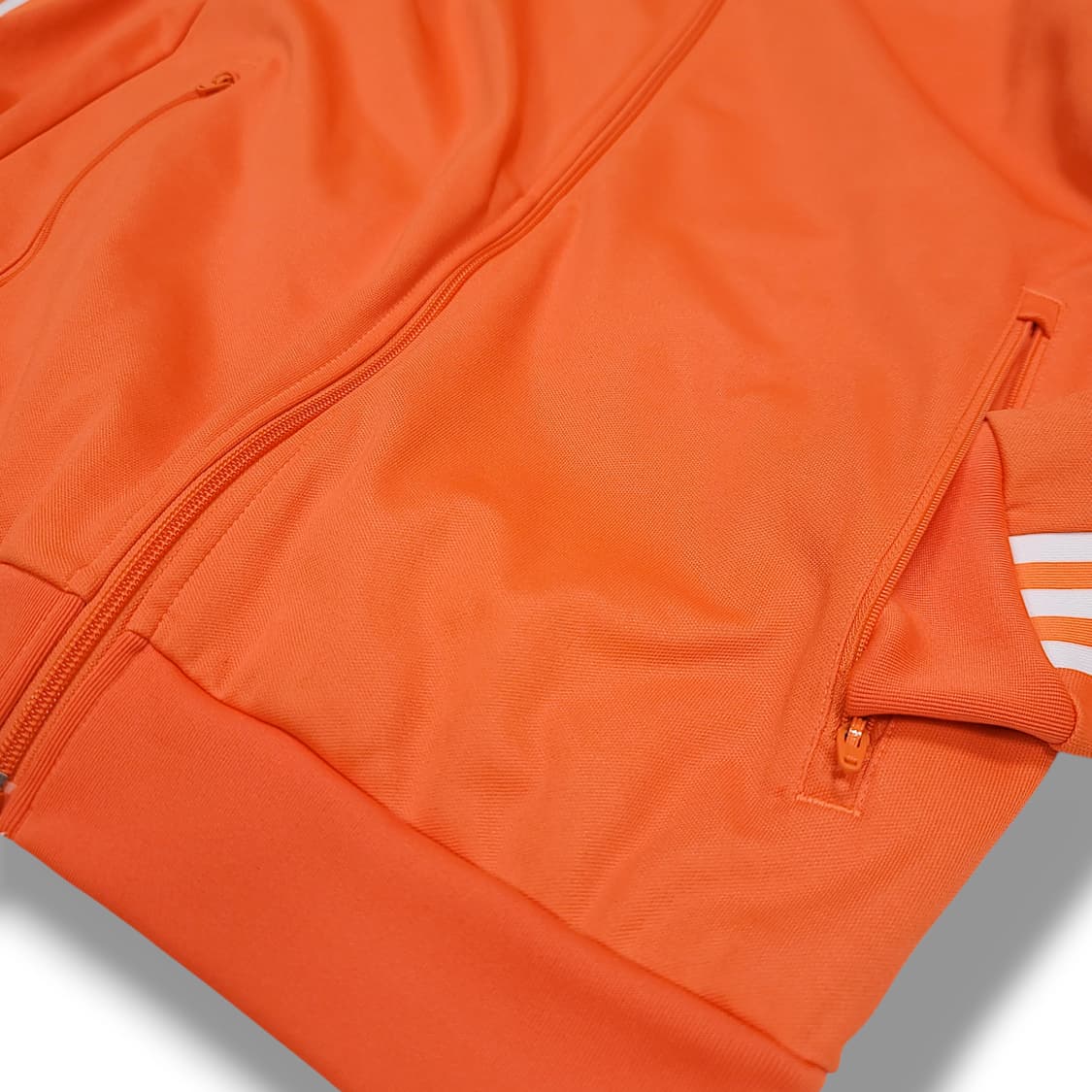 [L] 아디다스 오렌지&화이트라인 베켄바우어 트랙탑져지 상품이미지5