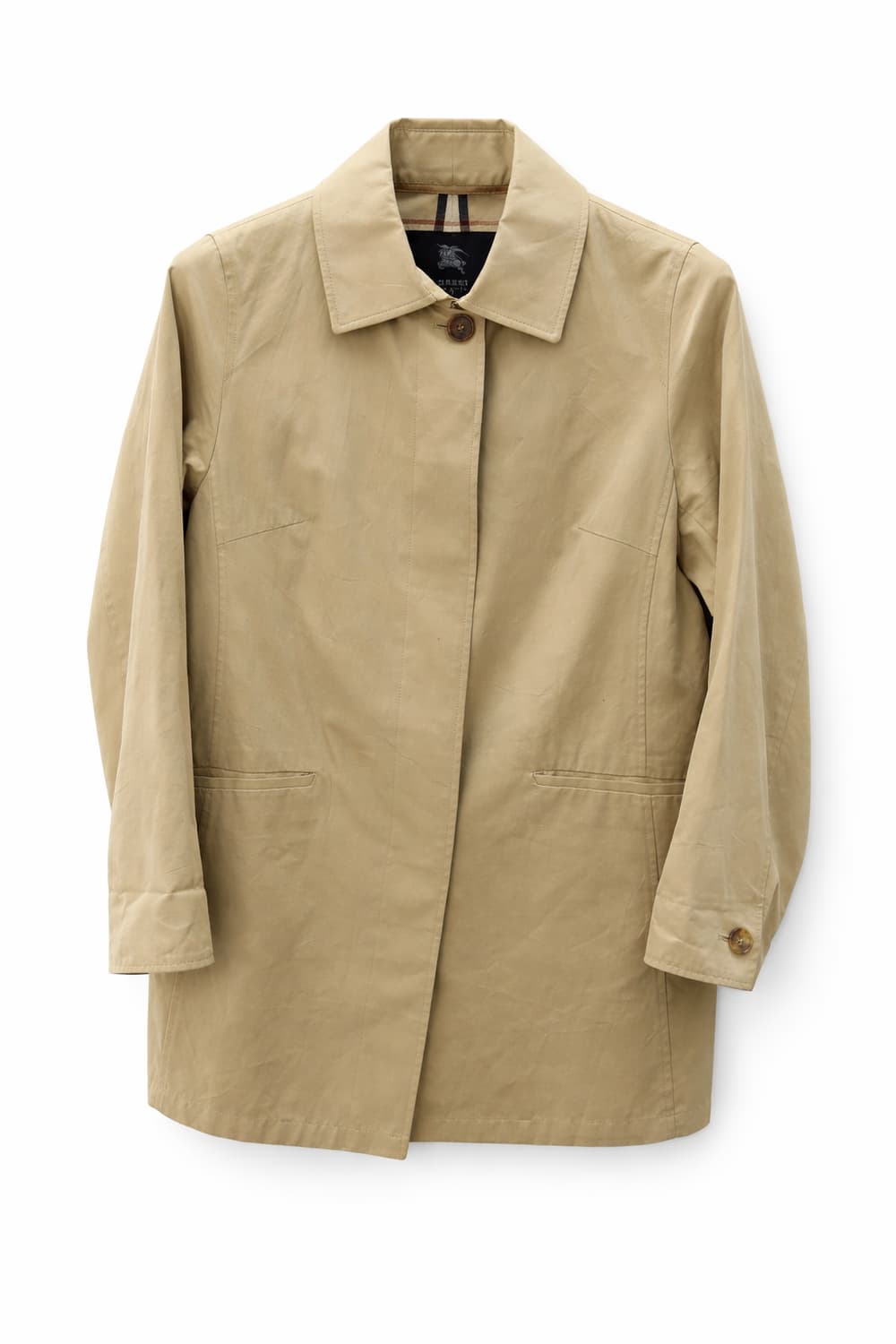 일본 라이선스 버버리 하프 코트 베이지 13 상품이미지1