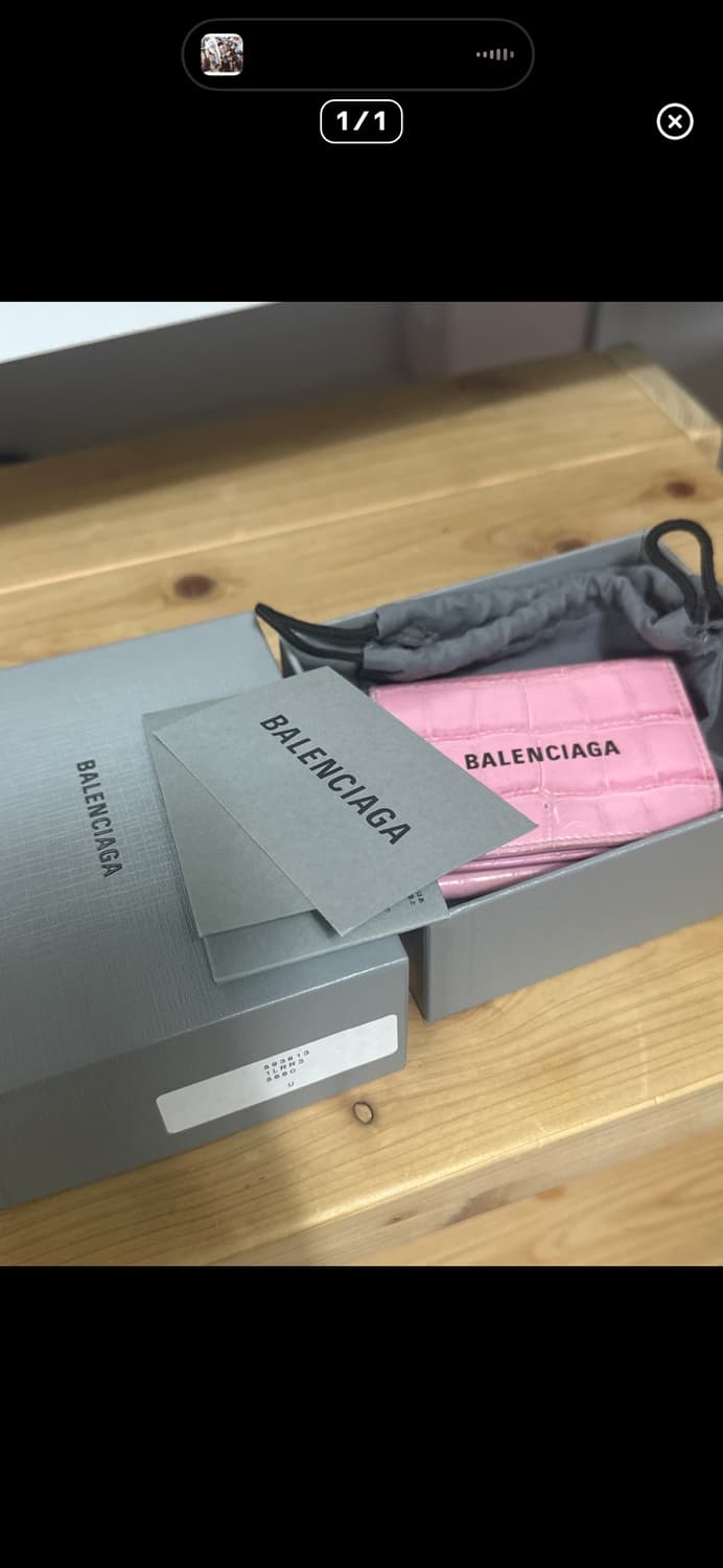 발렌시아가 핑크 미니지갑 상품이미지7