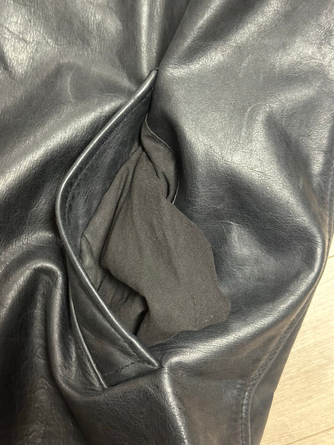 (M) 올드갭 Old GAP 레더 카코트 상품이미지5