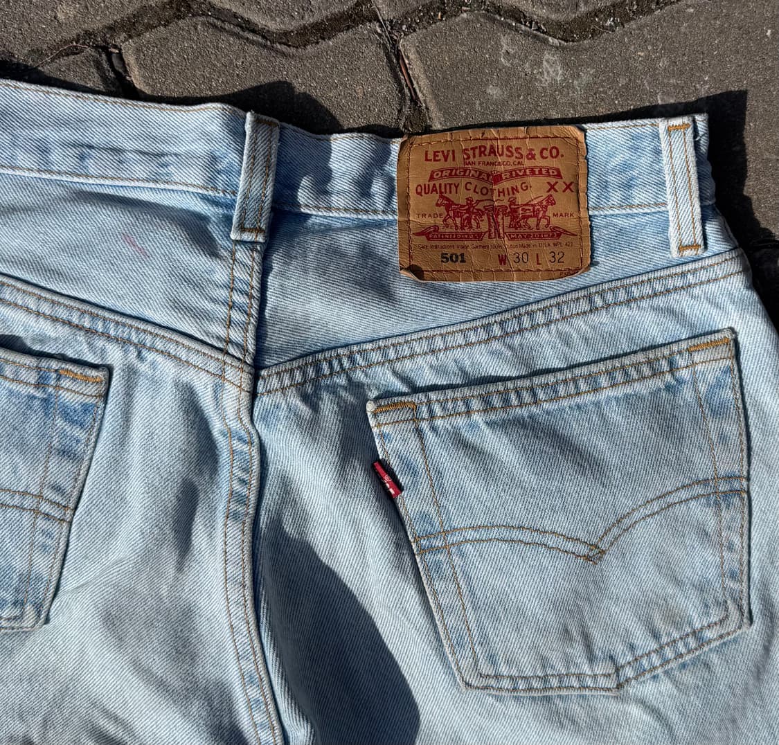 90s usa 빈티지 리바이스 501 데님 30(28~29) (617) 상품이미지3
