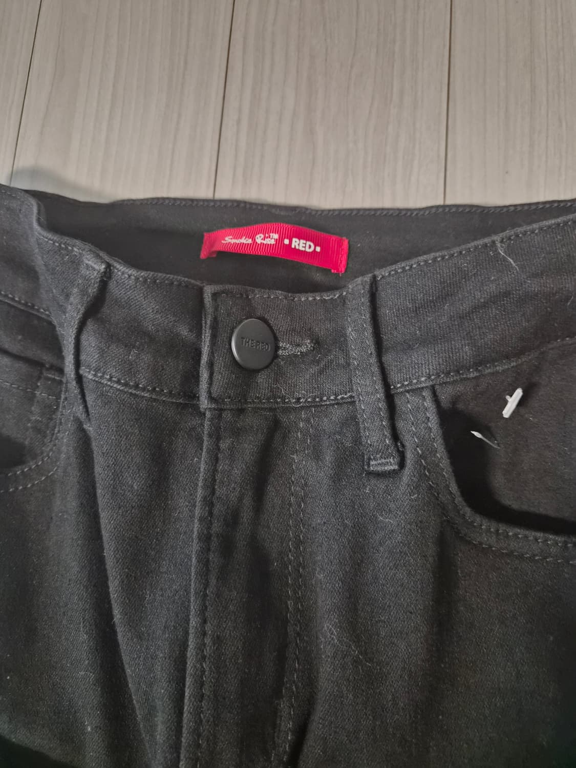 스모크 라이즈(Smoke Rise) 블랙 멀티포켓 카고 팬츠 / S사이 상품이미지4