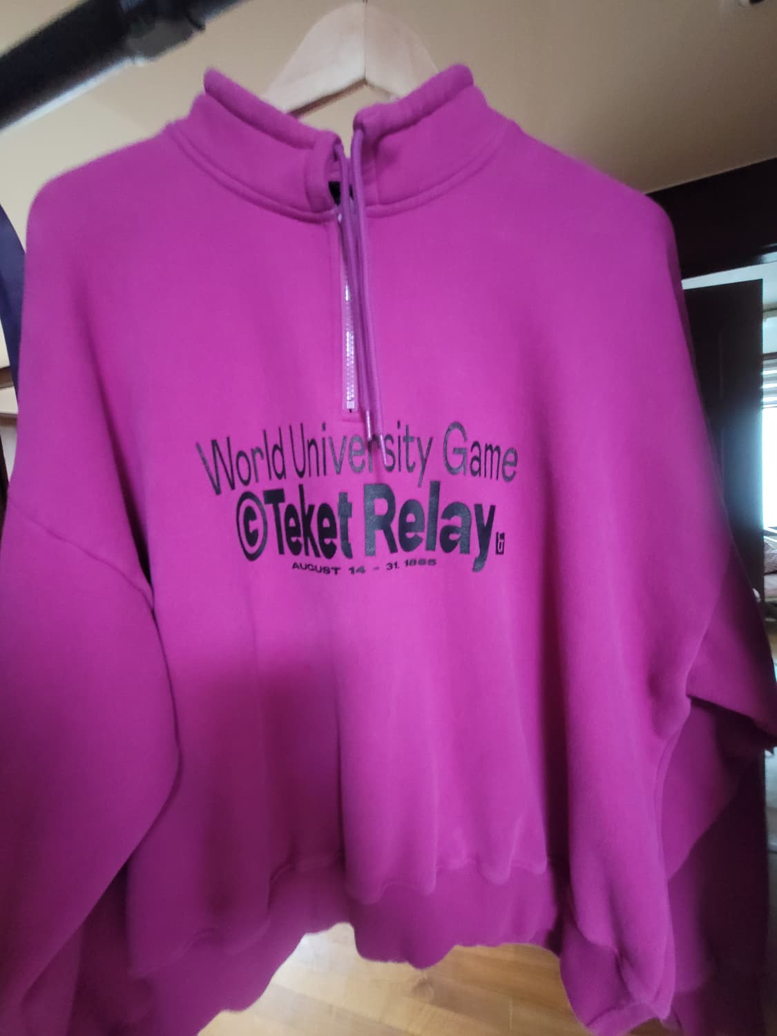 테켓 하프집업 맨투맨 상품이미지3