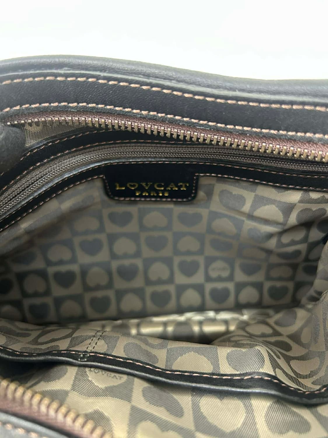 러브캣 테슬 버킷 가죽 호보 숄더백 상품이미지6