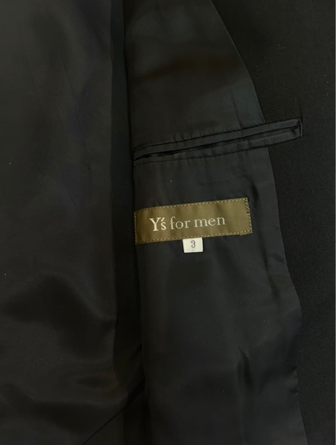 Y's for men 3 Button Tailored Jacket 상품이미지4