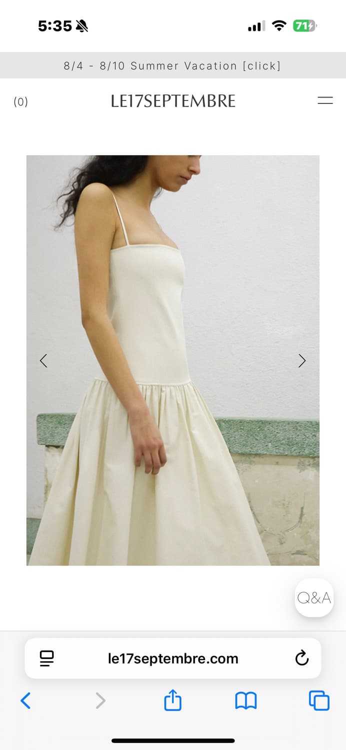MARGATE DRESS in COTTON 상품이미지2