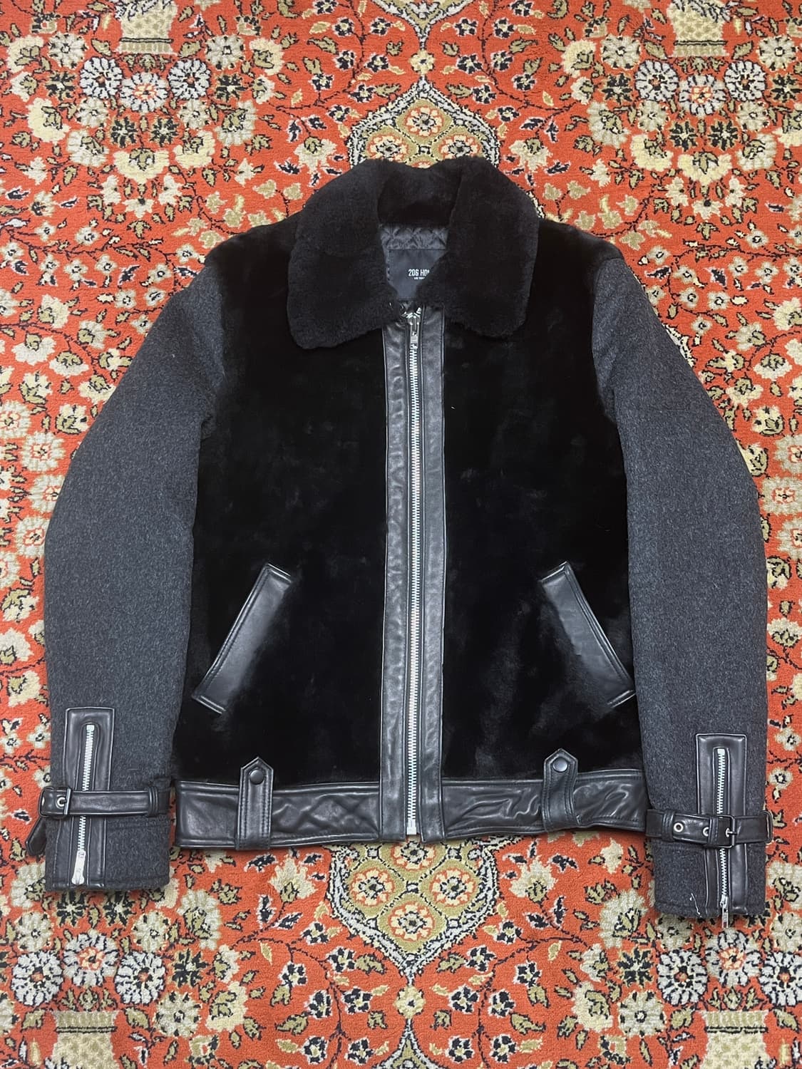 [52] 206옴므 그리즐리 울 자켓 블랙 상품이미지1