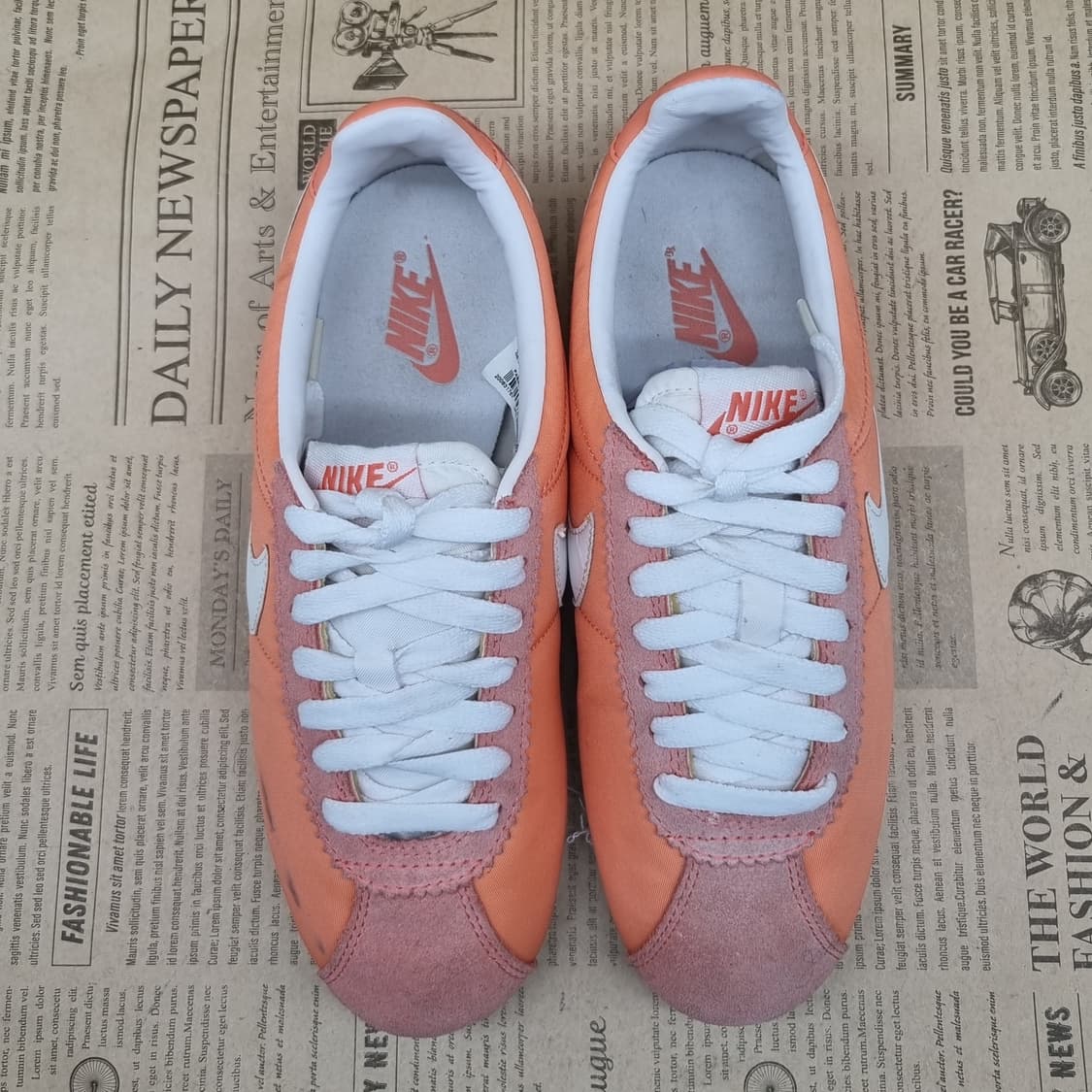 나이키 코르테즈 주황 여성운동화235  상품이미지2