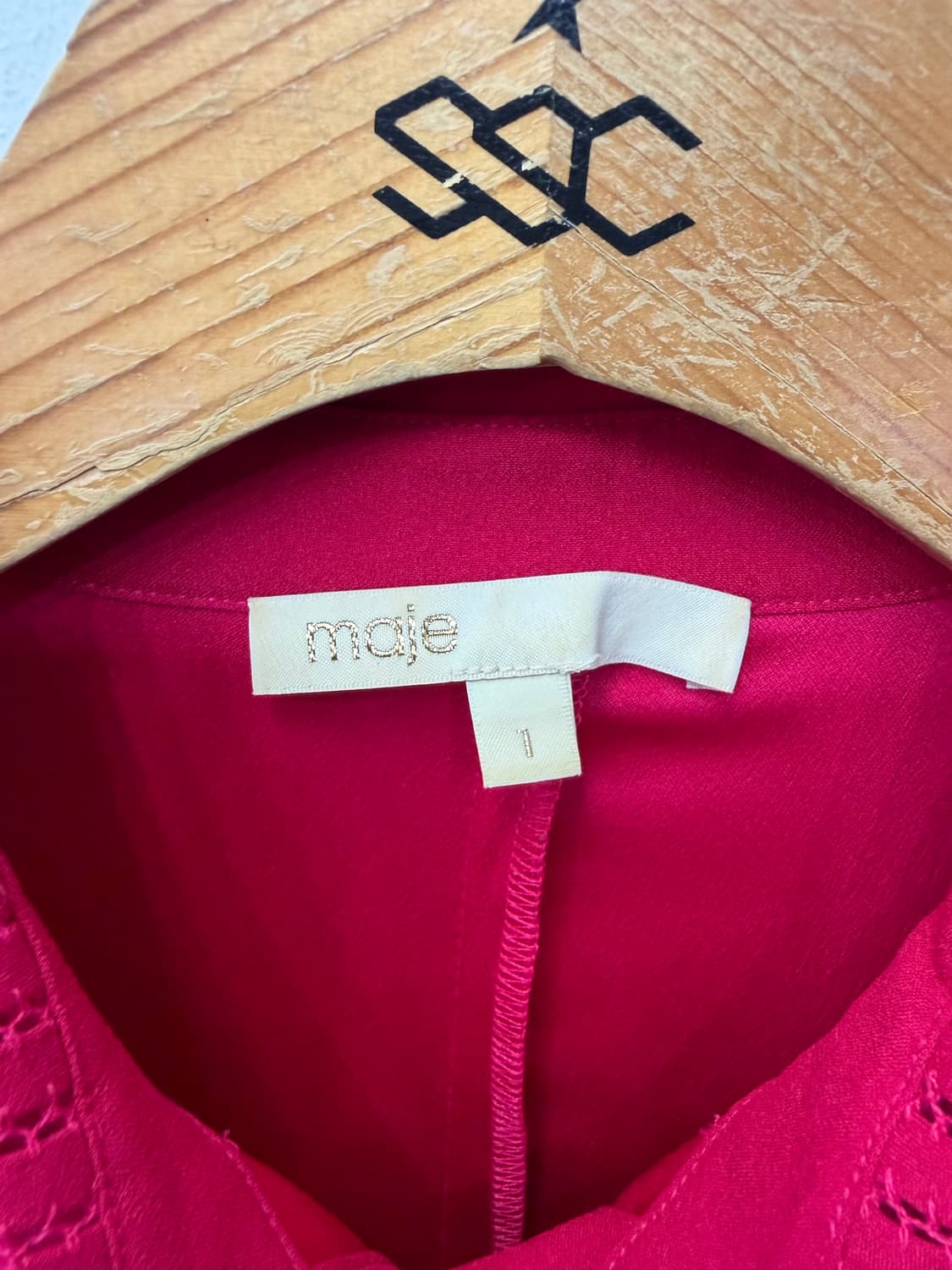 정품) maje 마쥬 셔츠형 롱 원피스 1 상품이미지7