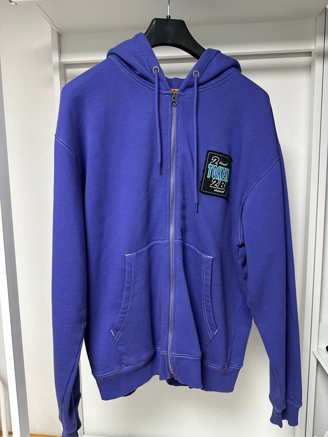 Token 보라 후드집업 XL 급처 상품이미지5
