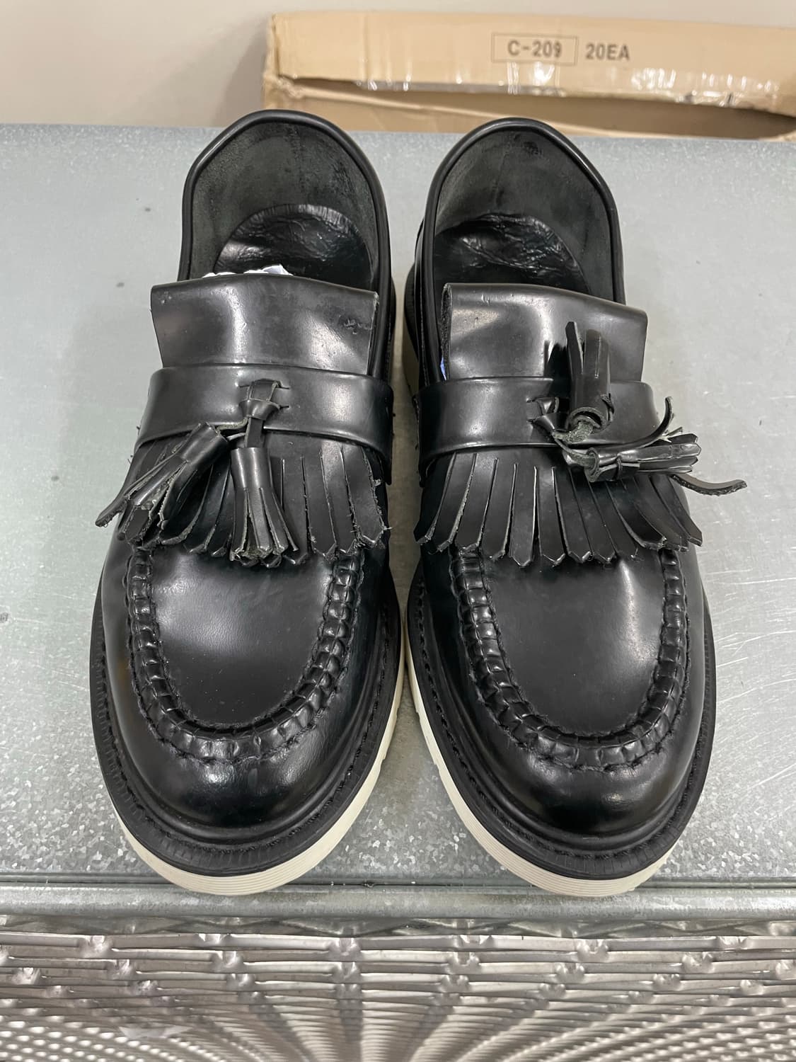 로크 테슬 로퍼 블랙 uk6.5 상품이미지5