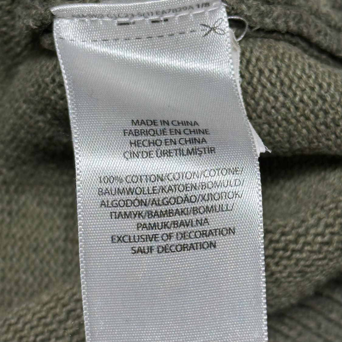 S 폴로랄프로렌 카키 코튼 니트 상품이미지5