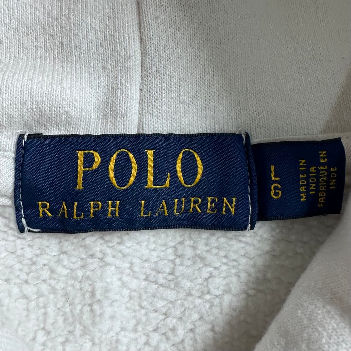 폴로 랄프로렌 화이트 빅포니 후드티   상품이미지5